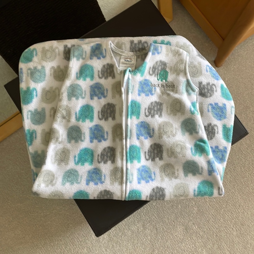Fleece Halo sleep sack